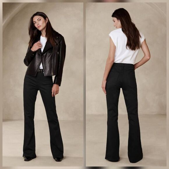 Banana Republic High Rise Flare Jeans Sz. 31 NWT READ - Picture 1 of 8